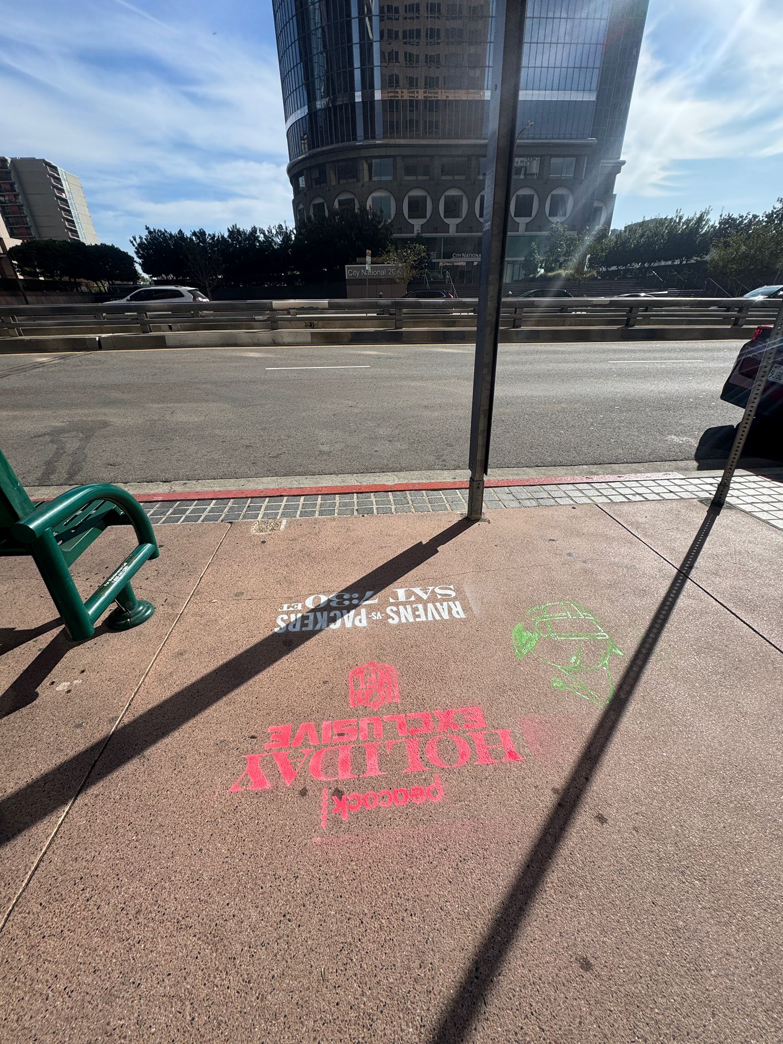 Stencil 2.7 Grand Ave Broad Museum Area